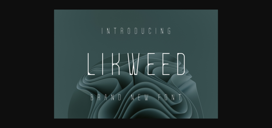 Likweed Font Poster 3