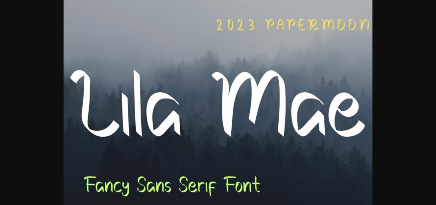 Lila Mae Font Poster 3