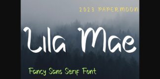 Lila Mae Font Poster 1