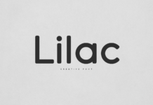 Lilac Font Poster 1