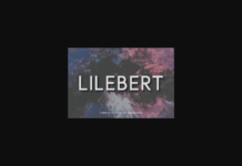 Lilebert Font Poster 1