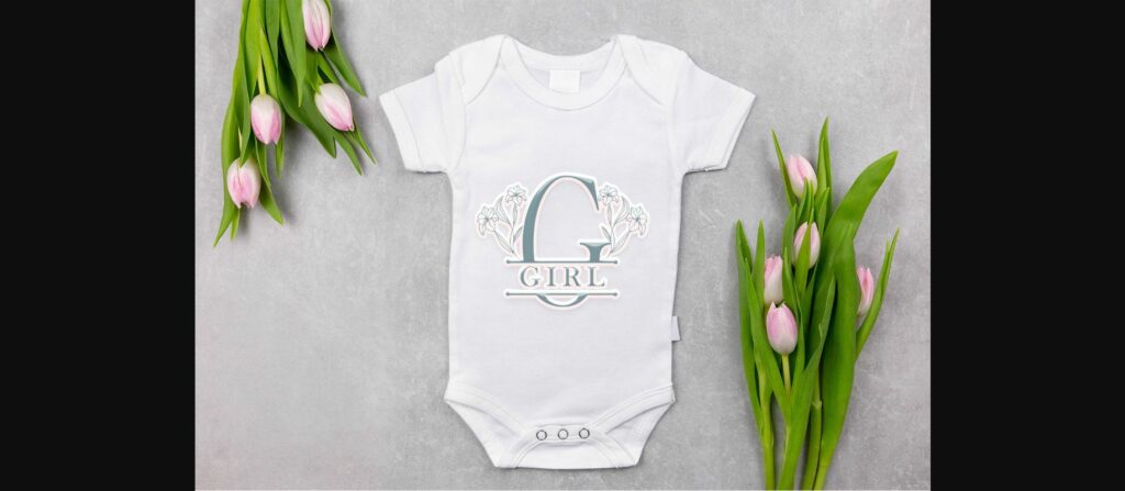 Lily Blossom Line Font Poster 5