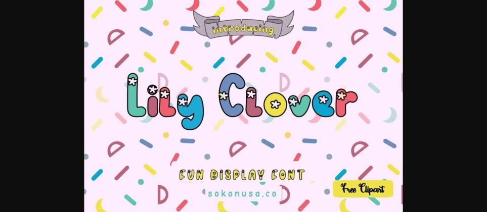 Lily Clover Font Poster 3