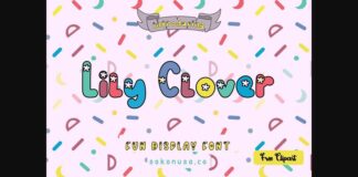 Lily Clover Font Poster 1