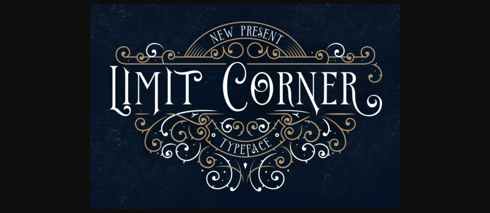 Limit Corner Font Poster 3