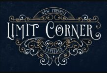 Limit Corner Font Poster 1