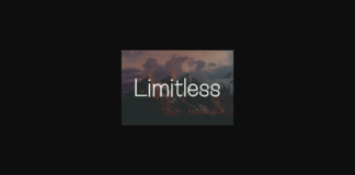 Limitless Font Poster 1