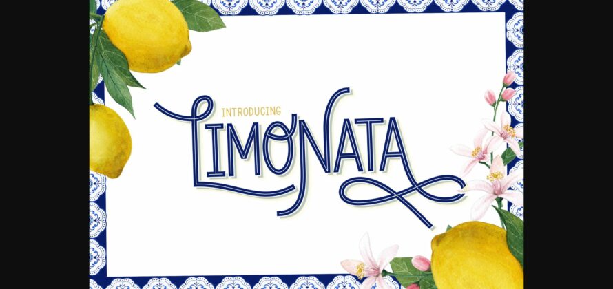 Limonata Font Poster 1