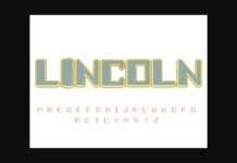 Lincoln Font Poster 1