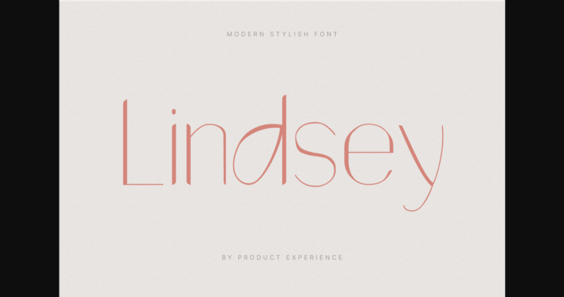 Lindsey Font Poster 3