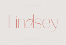 Lindsey Font Poster 1