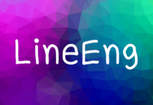 Lineeng Font Poster 1