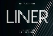 Liner Font Poster 1