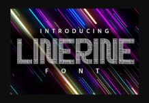 Linerine Font Poster 1