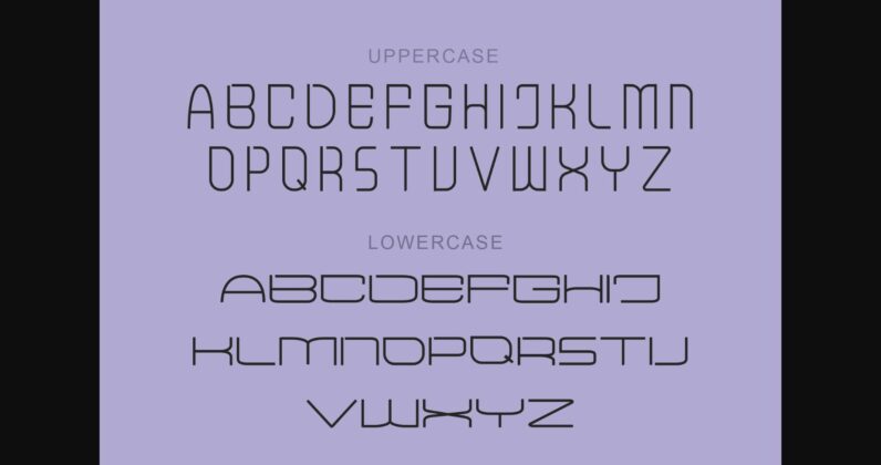 Linesy Font Poster 5