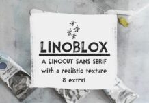 Linoblox Font Poster 1