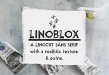 Linoblox Font Poster 1