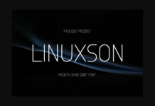 Linuxson Font Poster 1