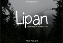 Lipan Font Poster 1