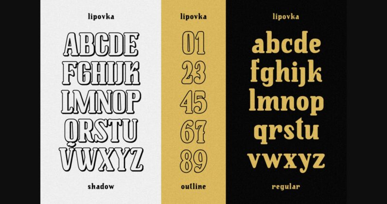 Lipovka Font Poster 8