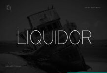 Liquidor Font Poster 1