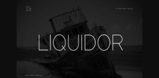 Liquidor Font Poster 1