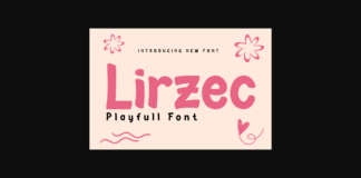 Lirzec Font Poster 1