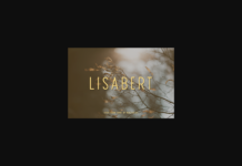 Lisabert Font Poster 1