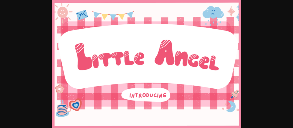 Little Angel Font Poster 3