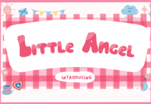 Little Angel Font Poster 1