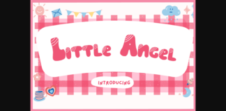 Little Angel Font Poster 1