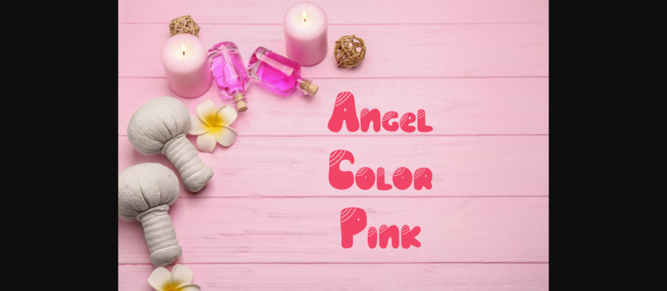 Little Angel Font Poster 7