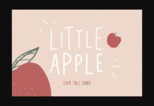 Little Apple Font Poster 1