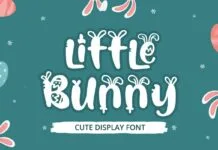 Little Bunny Font Little Bunny Font Poster 1