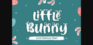 Little Bunny Font Poster 1