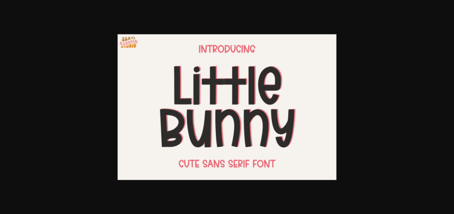 Little Bunny Font Poster 3
