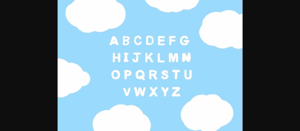 Little Cloud Font Poster 4