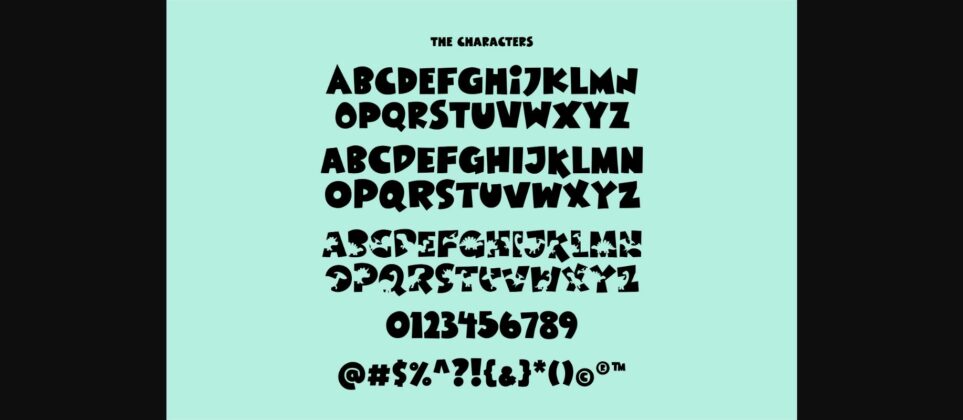 Little Dinosaur Font Poster 10