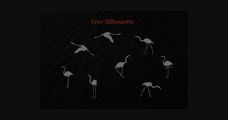 Little Flamingo Font Poster 9