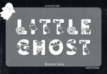 Little Ghost Font Poster 1