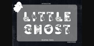 Little Ghost Font Poster 1