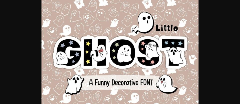 Little Ghost Font Poster 3