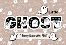 Little Ghost Font Poster 1