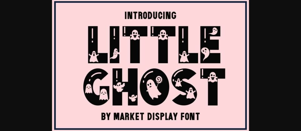 Little Ghost Font Poster 3