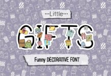 Little Gifts Font Poster 1