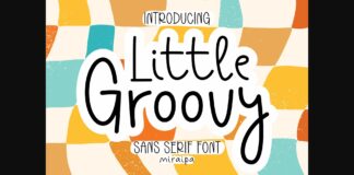 Little Groovy Font Poster 1