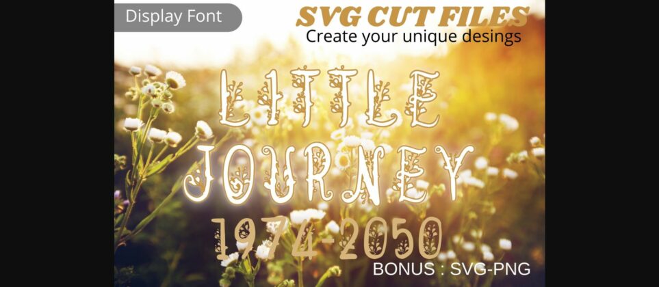 Little Journey Font Poster 3