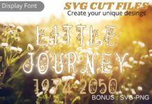 Little Journey Font Poster 1