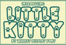 Little Kitty Font Poster 1