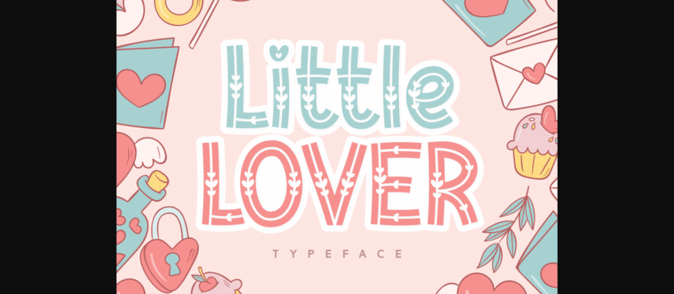 Little Lover Font Poster 3